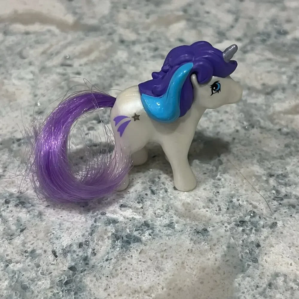 Basic Fun My Little Pony Glory Mini Figure 40th Anniversary G1 Retro White Pony